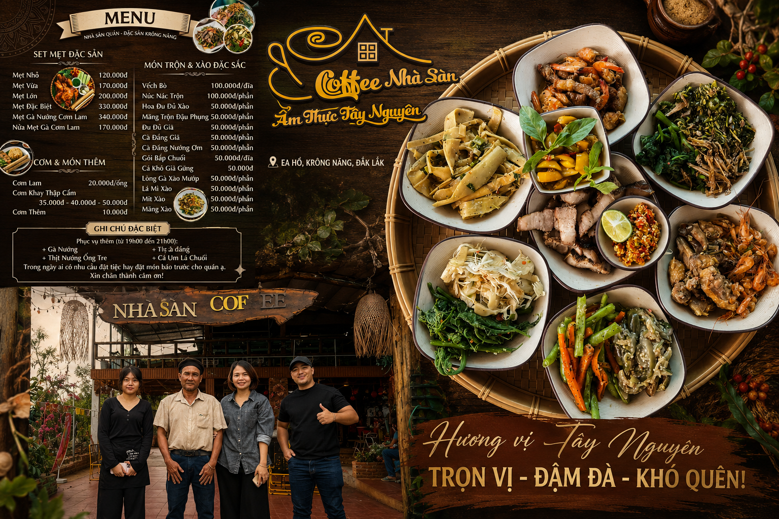 Nhà Sàn - Ẩm thực Tây Nguyên